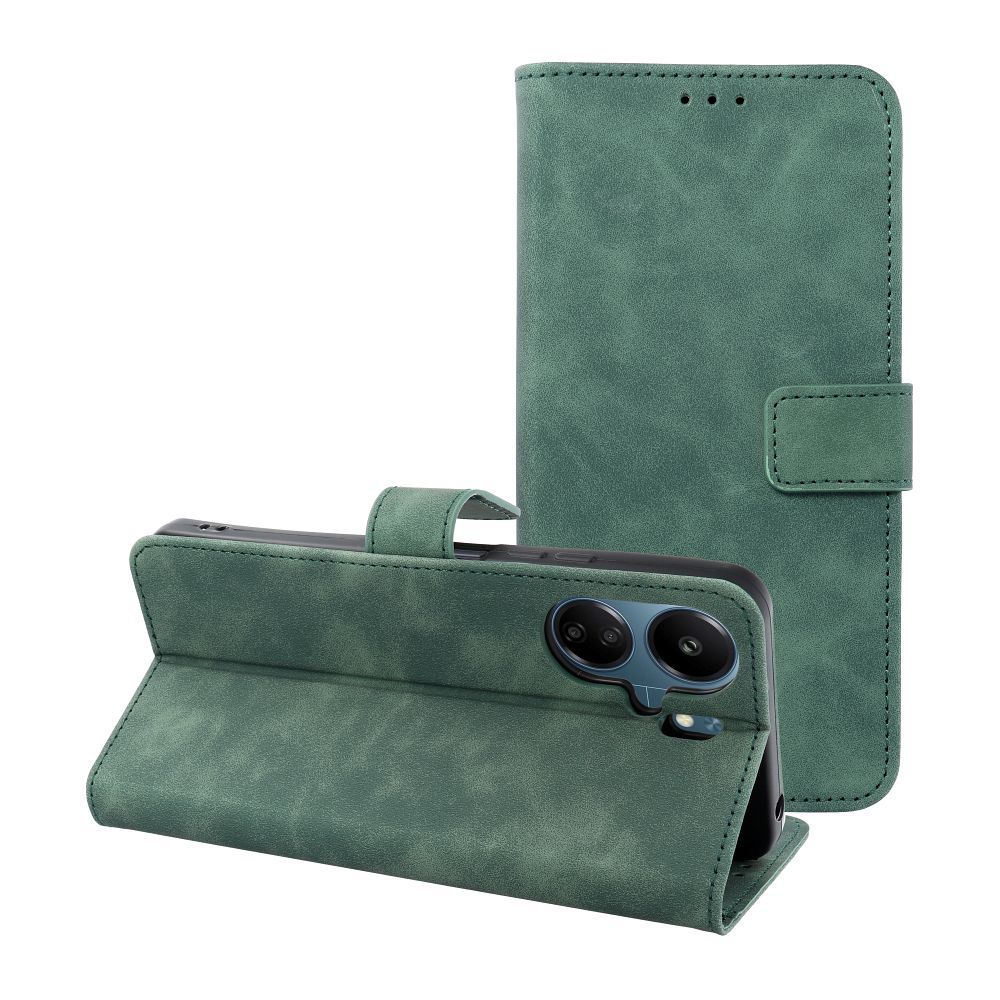 TENDER Book Case for XIAOMI Redmi 13C / POCO C65 green