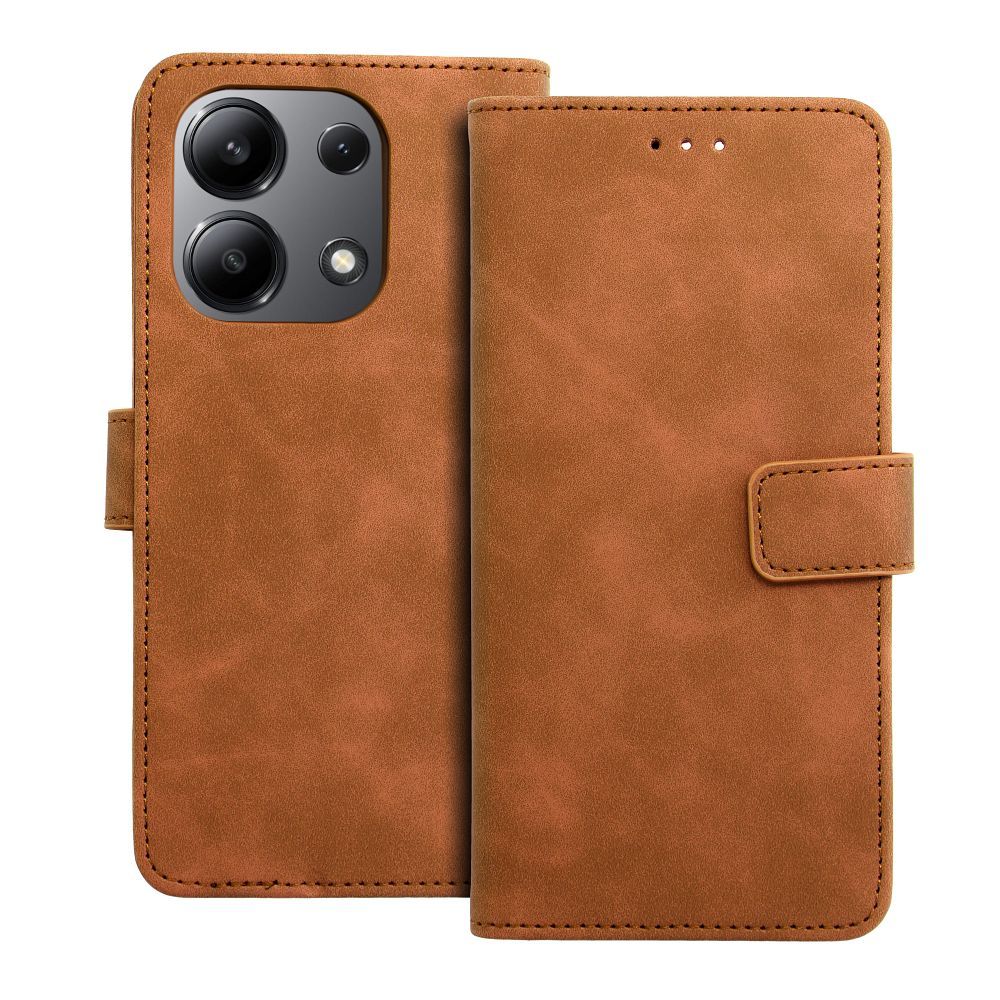 TENDER Book Case for XIAOMI Redmi Note 13 4G brown