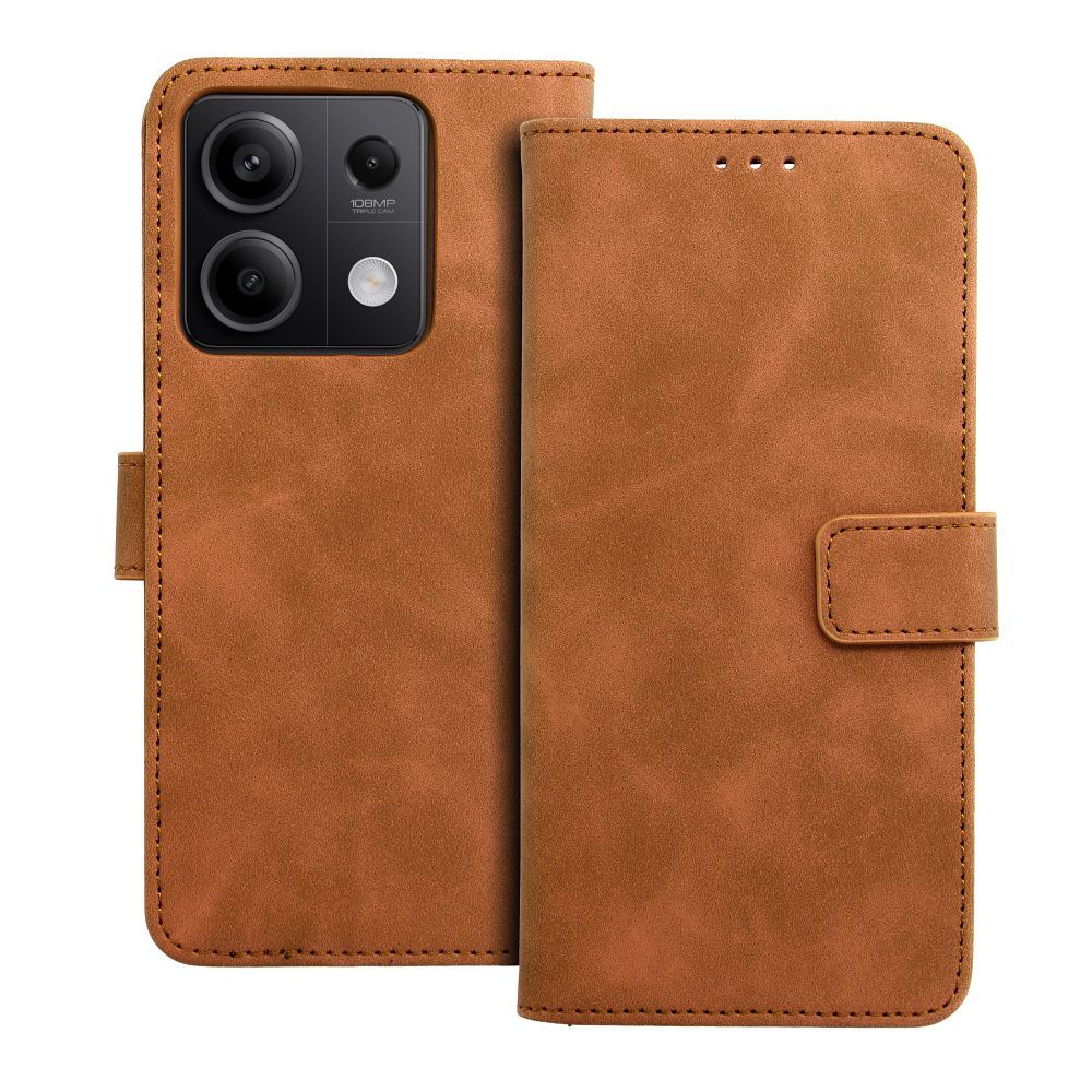 TENDER Book Case for XIAOMI Redmi Note 13 5G brown