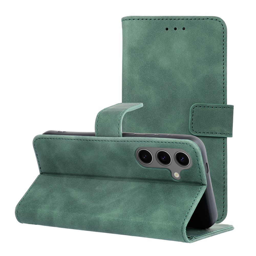 TENDER Book Case for SAMSUNG S24 green