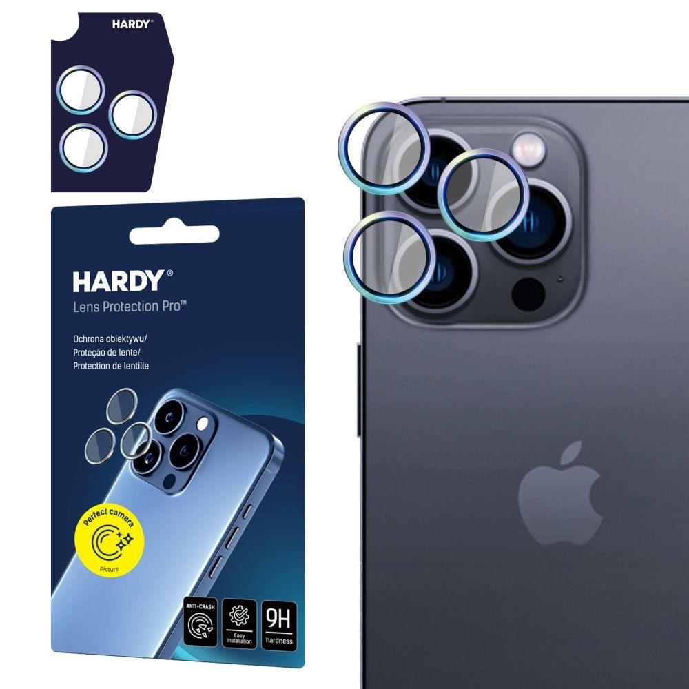 3mk ochrana kamery HARDY Lens Protection Pro pro Apple iPhone 16 Pro /16 Pro Max, rainbow