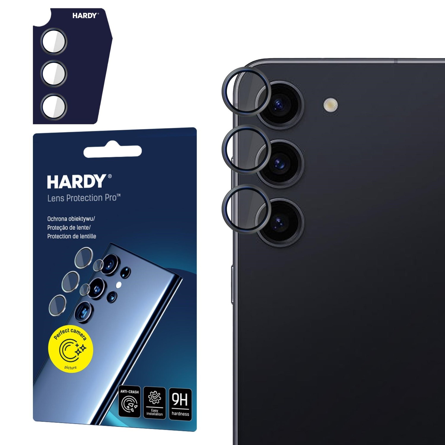 3mk ochrana kamery HARDY Lens Protection Pro pro Samsung Galaxy Z Fold6, černá