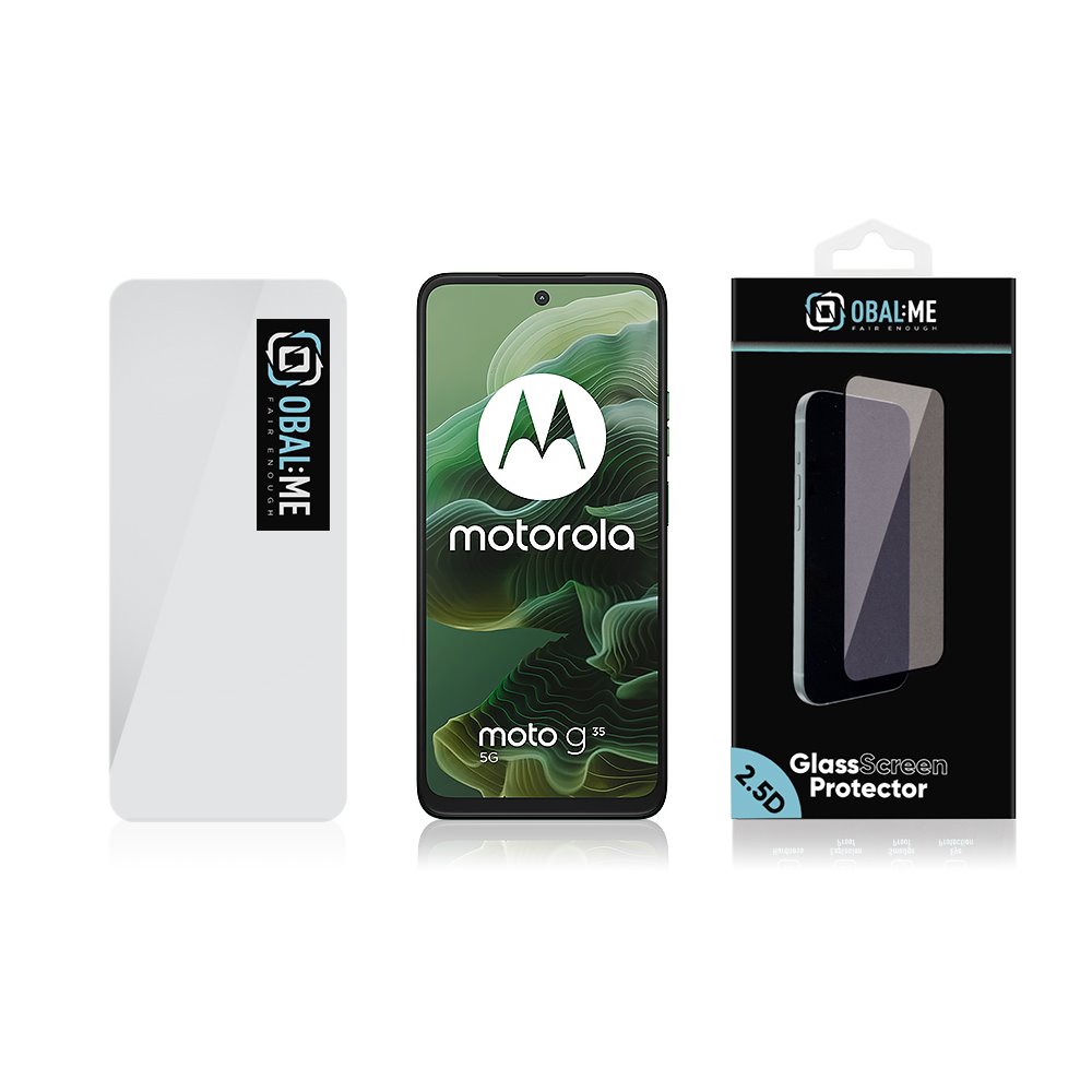 OBAL:ME 2.5D Tvrzené Sklo pro Motorola G35 Clear