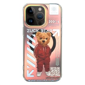 Zadný kryt ZUCK BEAR case NEW YORK NEVER SLEEPS MAG kompatibilný s MagSafe pre Apple iPhone 15 Pro Max, brooklyn baller