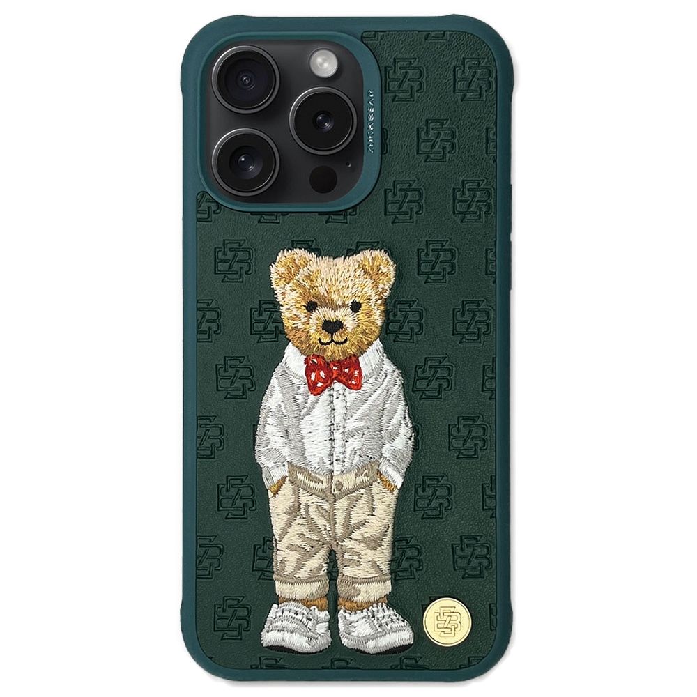 ZUCK BEAR case PARIS GENTLEMAN for IPHONE 15 Pro bow tie