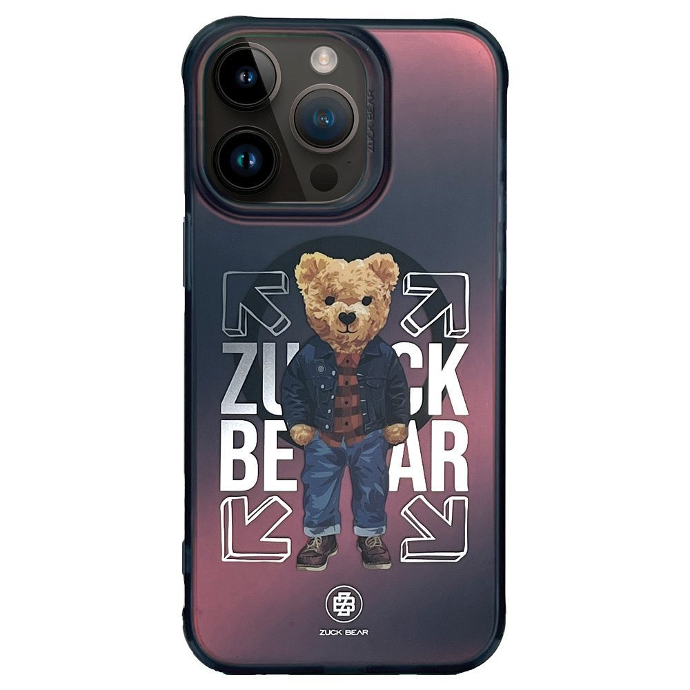 ZUCK BEAR case CALIFORNIA COOL MAG compatible with MagSafe for IPHONE 15 Pro Max jeans