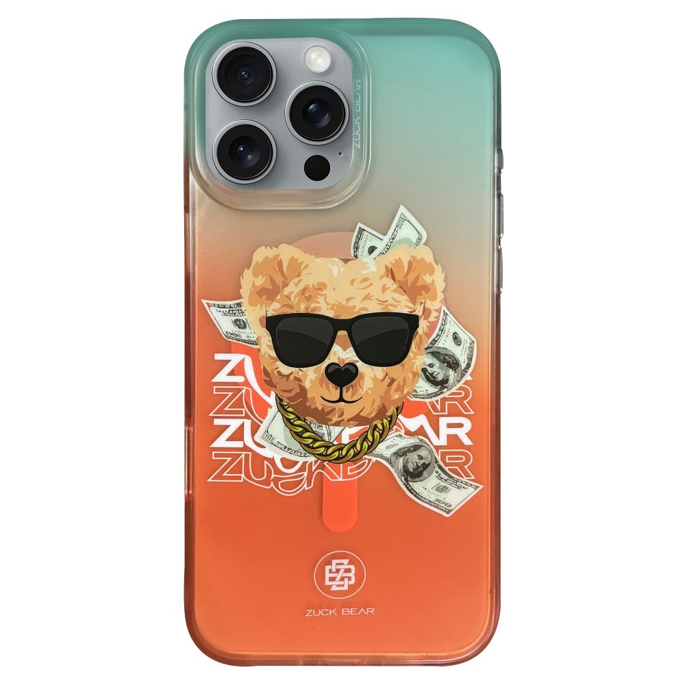 ZUCK BEAR case HAROLD MAG compatible with MagSafe for IPHONE 16 Pro Max orange