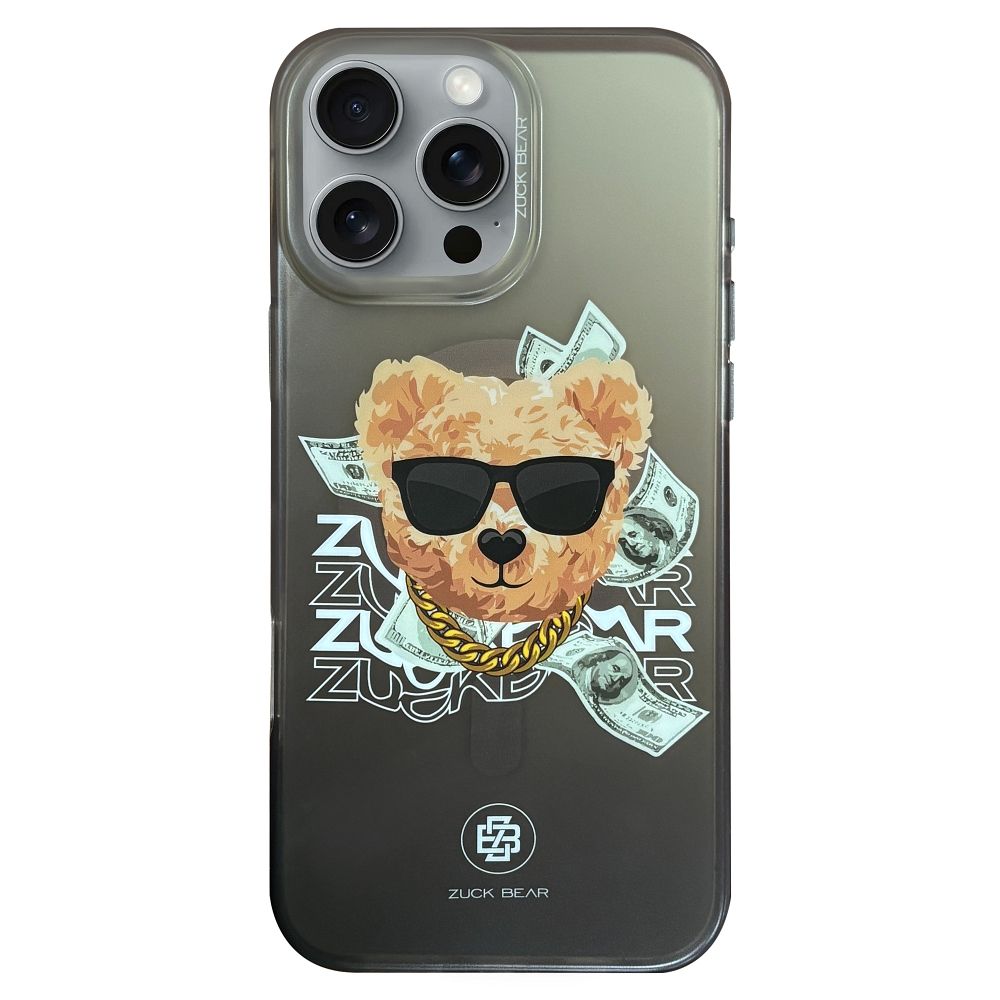 ZUCK BEAR case HAROLD MAG compatible with MagSafe for IPHONE 16 Pro Max black