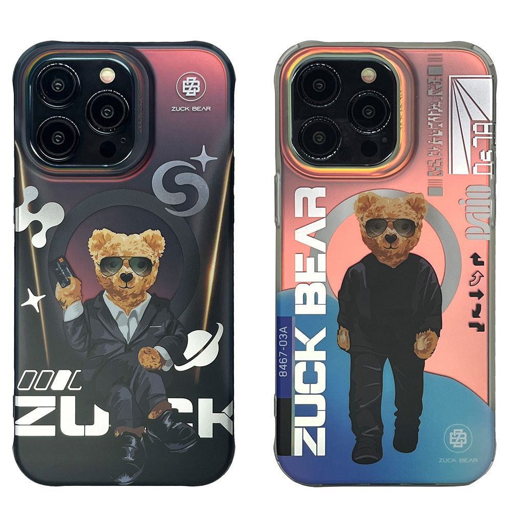 ZUCK BEAR case BERLIN BOSS MAG compatible with MagSafe for IPHONE 16 Pro Max eins suave