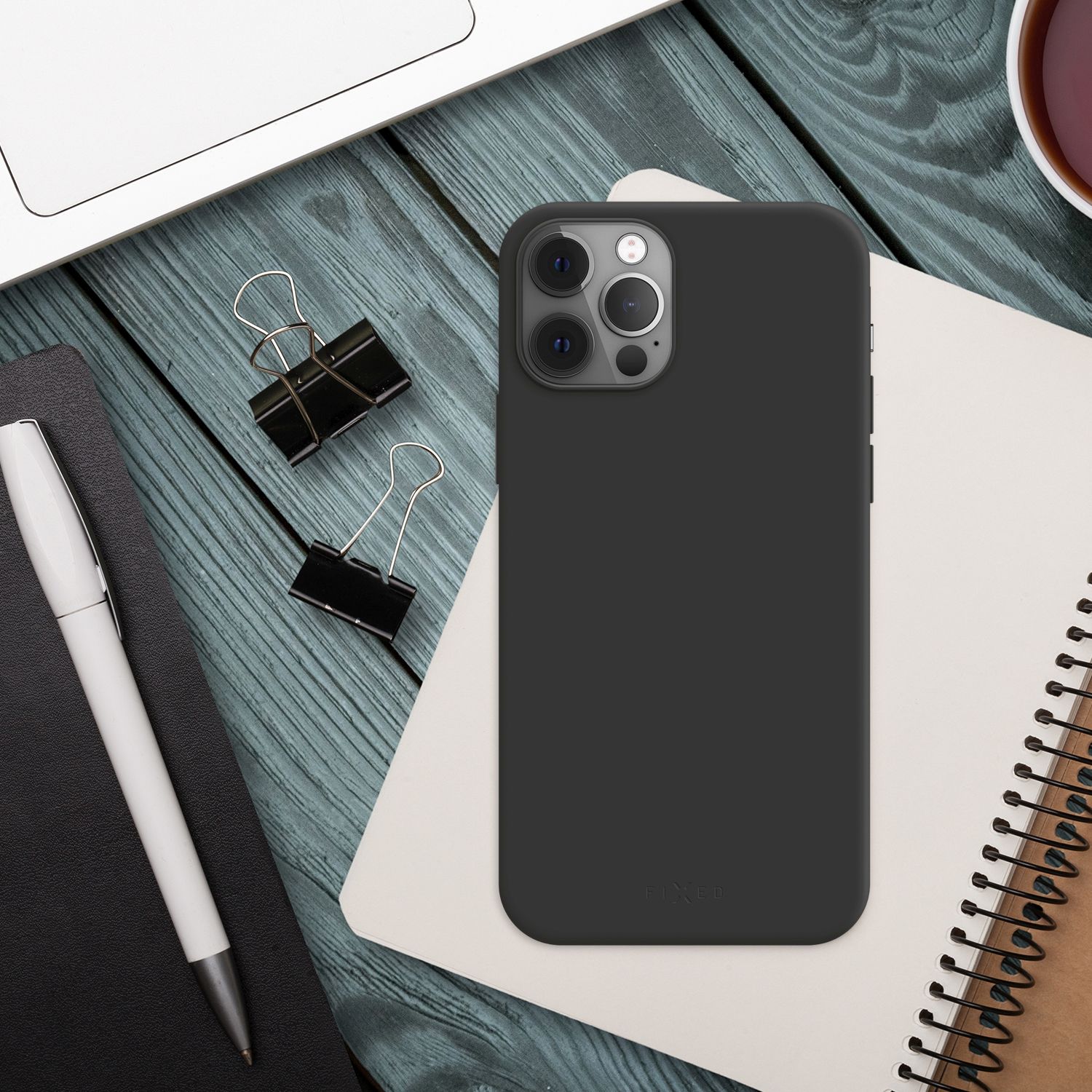Zadní kryt FIXED Story pro Samsung Galaxy A56 5G, černá