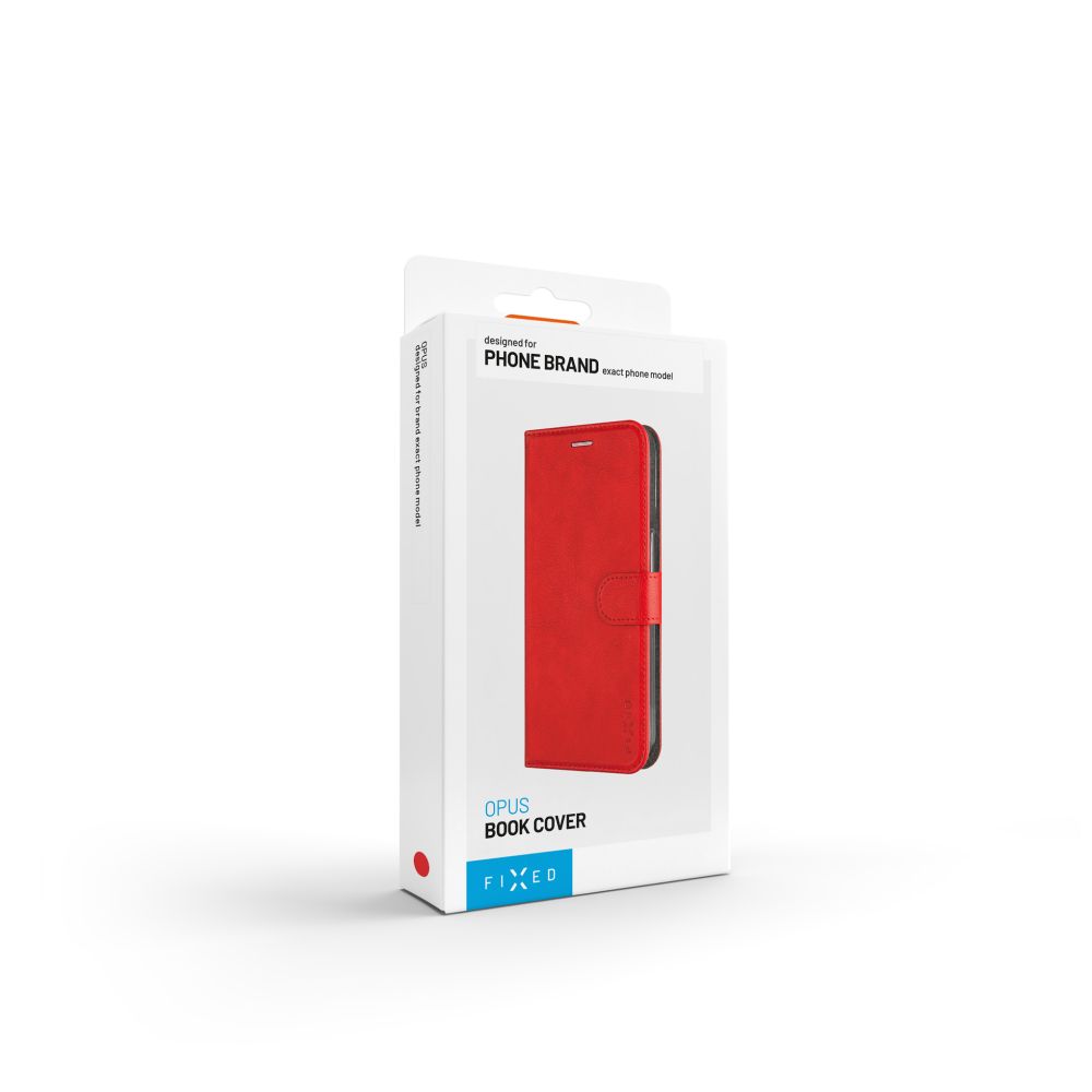 Pouzdro typu kniha FIXED Opus pro Samsung Galaxy A36 5G, červené