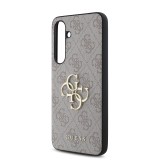 Guess PU 4G Metal Logo Zadní Kryt pro Samsung Galaxy S24 FE Pink