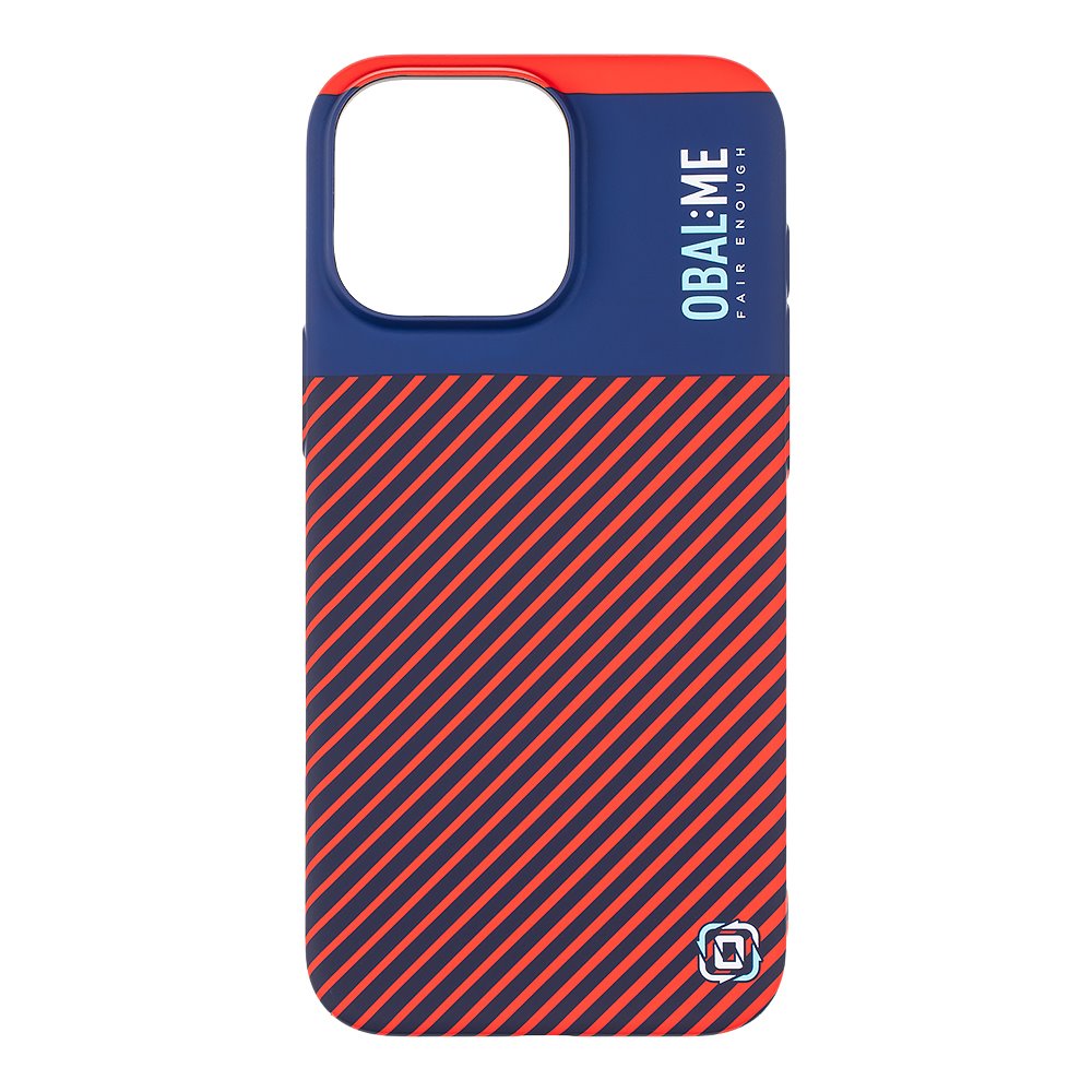 OBAL:ME Flossy Stripes Kryt pro Apple iPhone 16 Pro Max Blue/Red