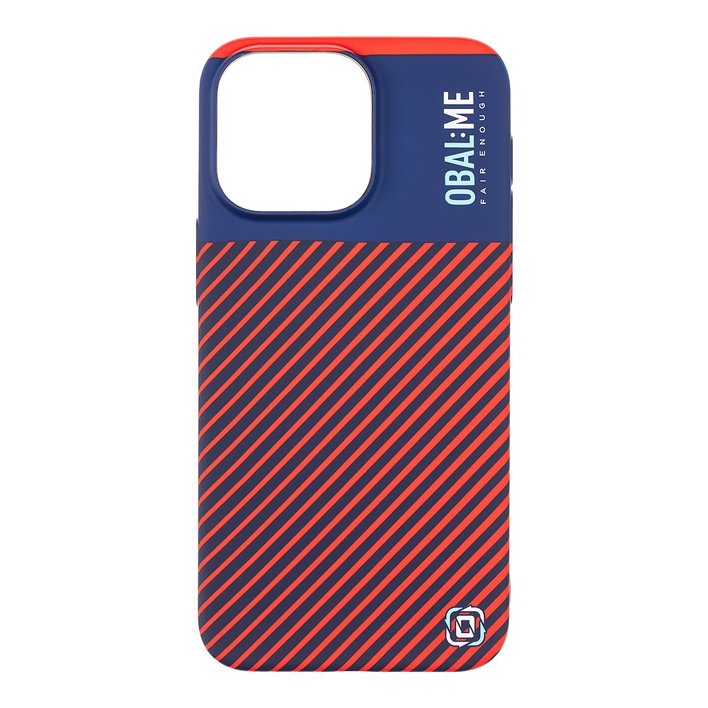 OBAL:ME Flossy Stripes Kryt pro Apple iPhone 15 Pro Max Blue/Red