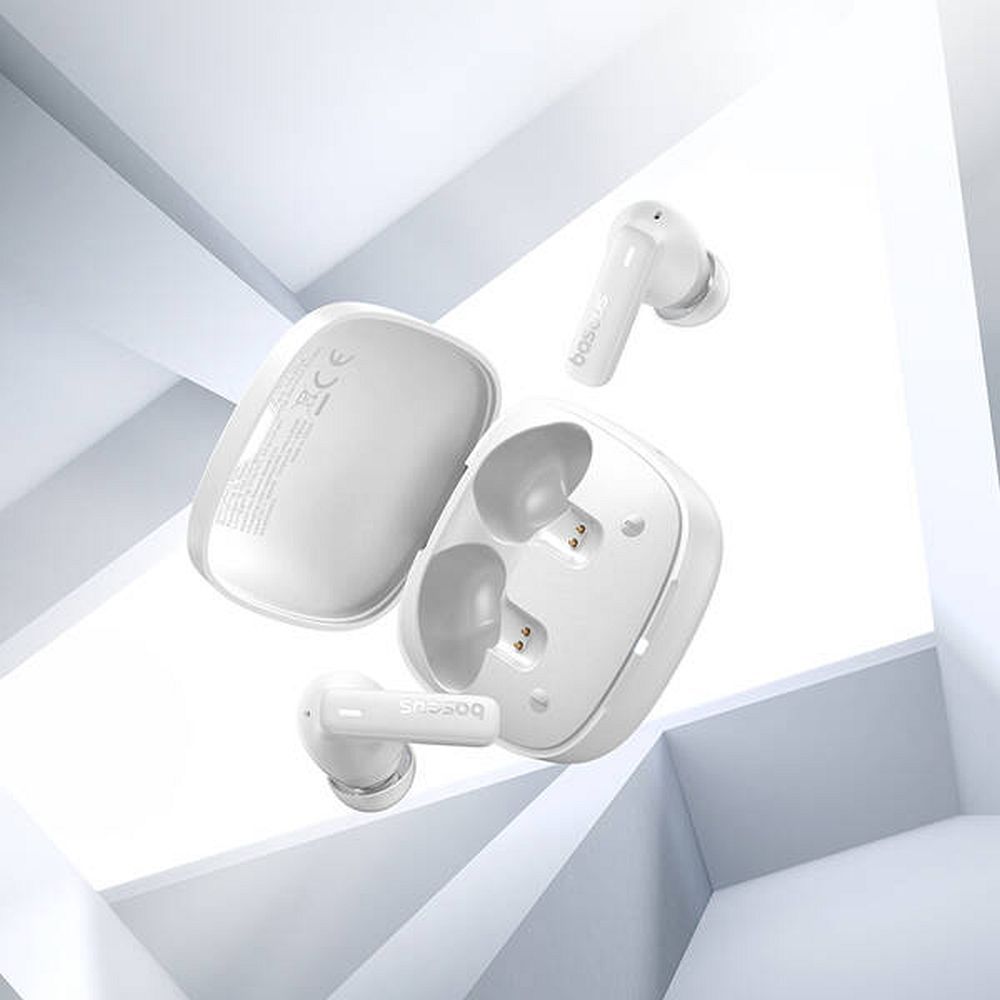 BASEUS wireless earphones bluetooth TWS E19 white