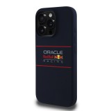 Red Bull Silicone Horizontal Logo MagSafe Zadní Kryt pro iPhone 16 Pro Navy