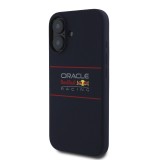 Red Bull Silicone Horizontal Logo MagSafe Zadní Kryt pro iPhone 16 Navy