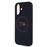 Red Bull Silicone Red Ring MagSafe Zadní Kryt pro iPhone 16 Plus Navy