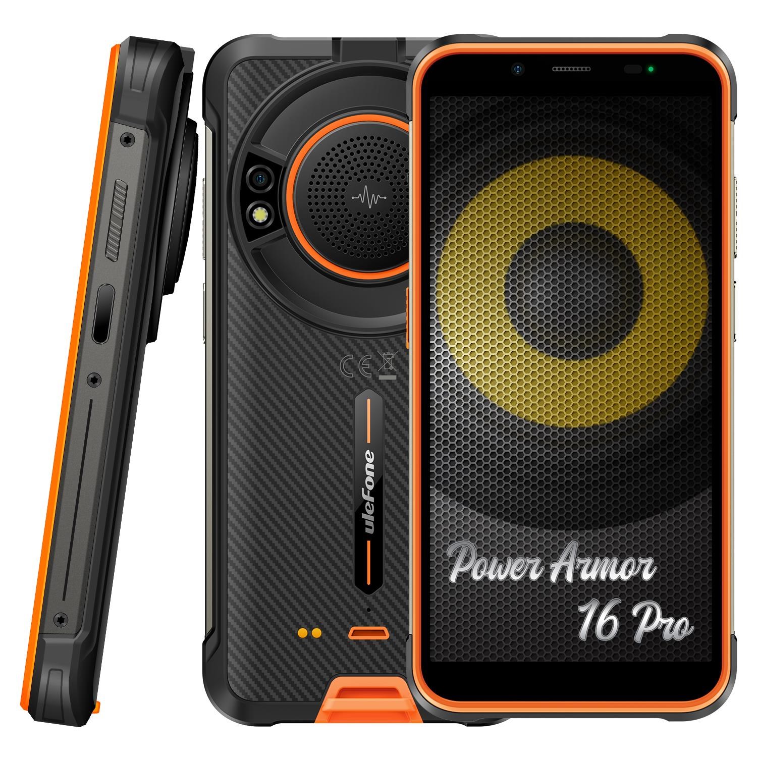 Ulefone Power Armor 16 Pro 4GB/64GB oranžová