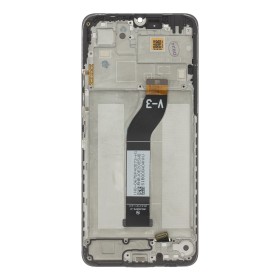 LCD display + dotyková doska + predný kryt pre Xiaomi Redmi 13C 5G, black (Service Pack)