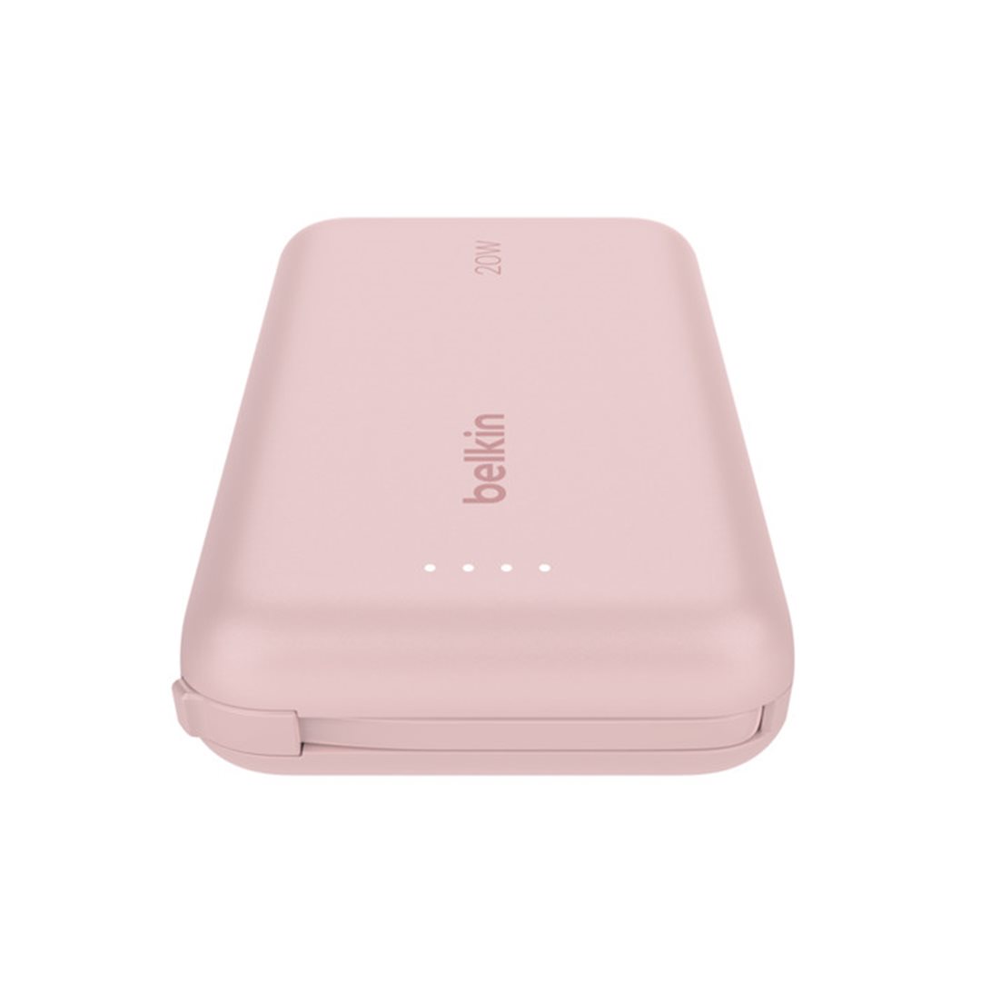 Belkin 10000 mAh, PD 20W, USB-C, růžová