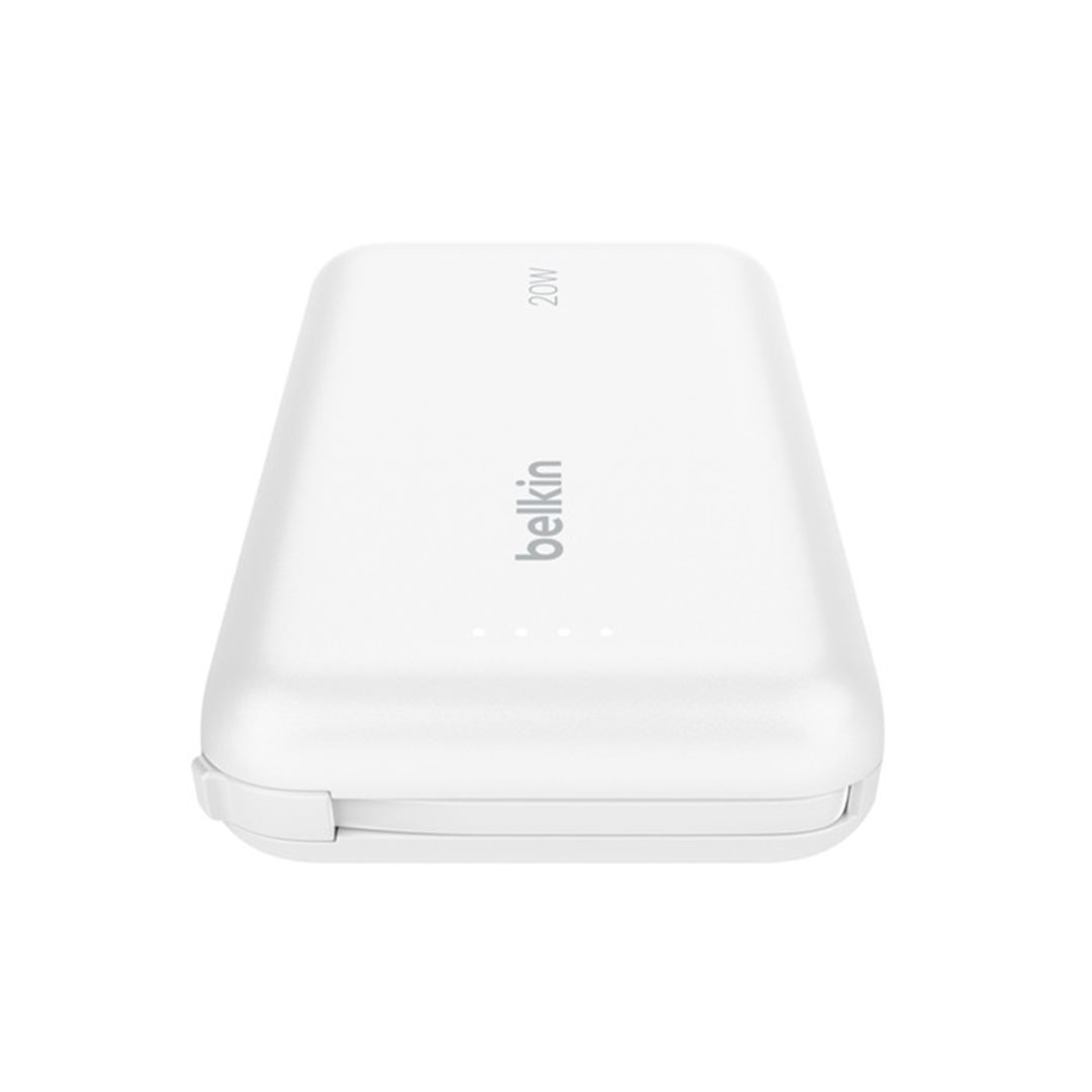 Belkin 10000 mAh, PD 20W, USB-C, bílá