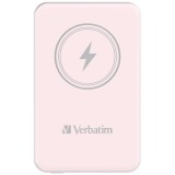 Verbatim Charge 'n' Go, magnetická, 5000 mAh, USB-C, růžová