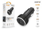 Nabíječka do auta Aligator, 2xUSB 2,4A, originální černá