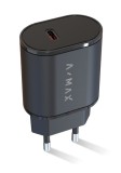 Chytrá nabíječka A-MAX Power Delivery 20W USB-C, bílá