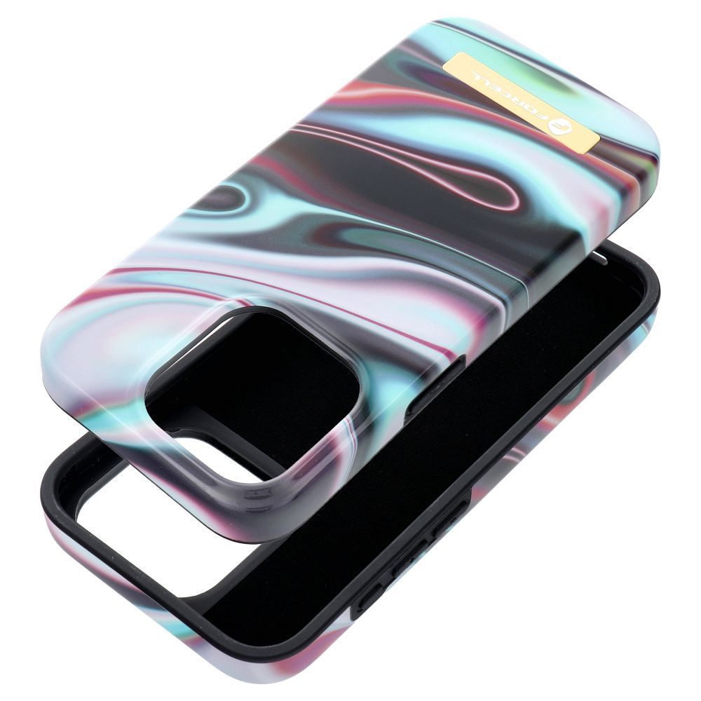 FORCELL F-PROTECT Mirage case compatible with MagSafe for IPHONE 15 PRO glow