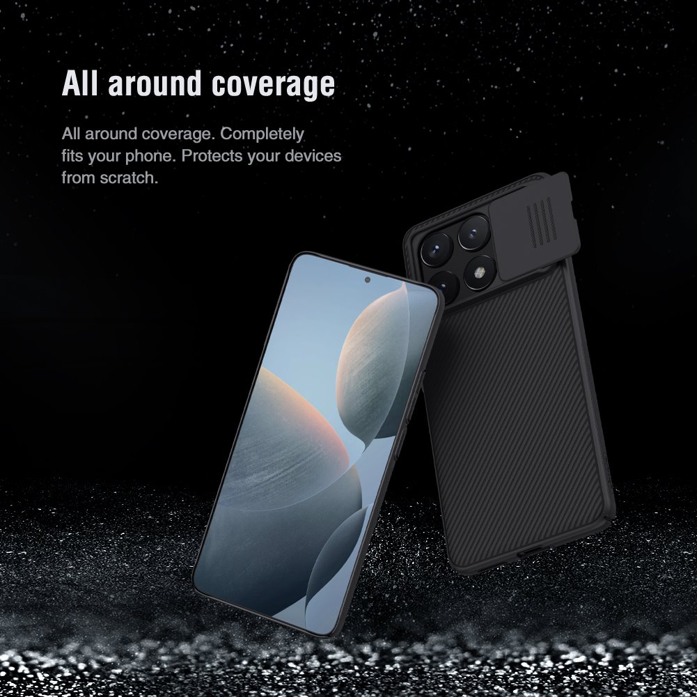 Nillkin CamShield Zadní Kryt pro Poco X6 Pro 5G Black