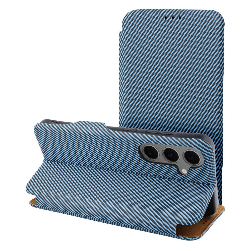 FOLIO Side Magnet book case compatible with S-PEN for SAMSUNG S24 ULTRA blue