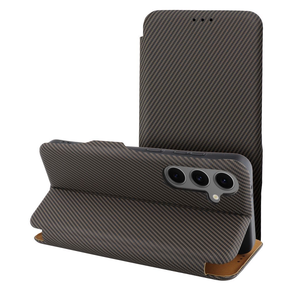 FOLIO Side Magnet book case for SAMSUNG A55 brown