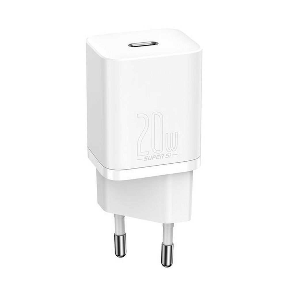 Baseus CCSUP-B02, Super Si, QC3.0, PD 20W, USB-C, biela