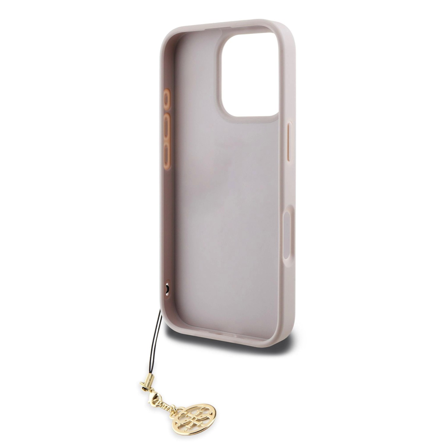 Guess 4G Charm Zadní Kryt pro iPhone 16 Pro Max Tone on Tone Pink