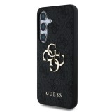 Guess PU 4G Metal Logo Zadní Kryt pro Samsung Galaxy S25+ Grey