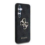 Guess PU 4G Metal Logo Zadní Kryt pro Samsung Galaxy S25+ Grey