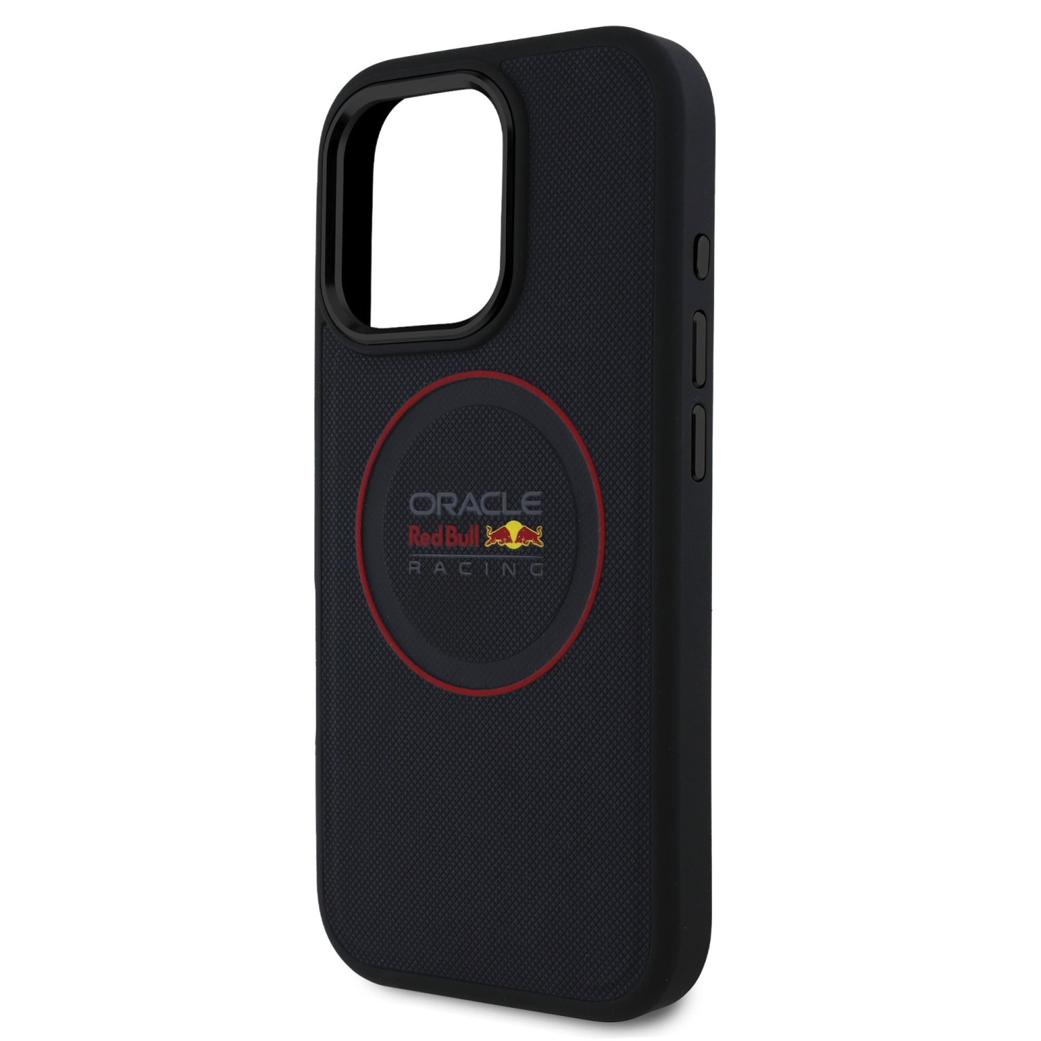 Red Bull PU Leather Red Ring MagSafe Zadní Kryt pro iPhone 16 Pro Navy