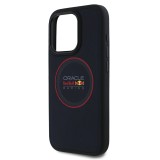 Red Bull PU Leather Red Ring MagSafe Zadní Kryt pro iPhone 15 Pro Max Navy