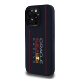 Red Bull Silicone Vertical Logo MagSafe Zadní Kryt pro iPhone 16 Pro Navy