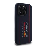 Red Bull Silicone Vertical Logo MagSafe Zadní Kryt pro iPhone 15 Pro Max Navy