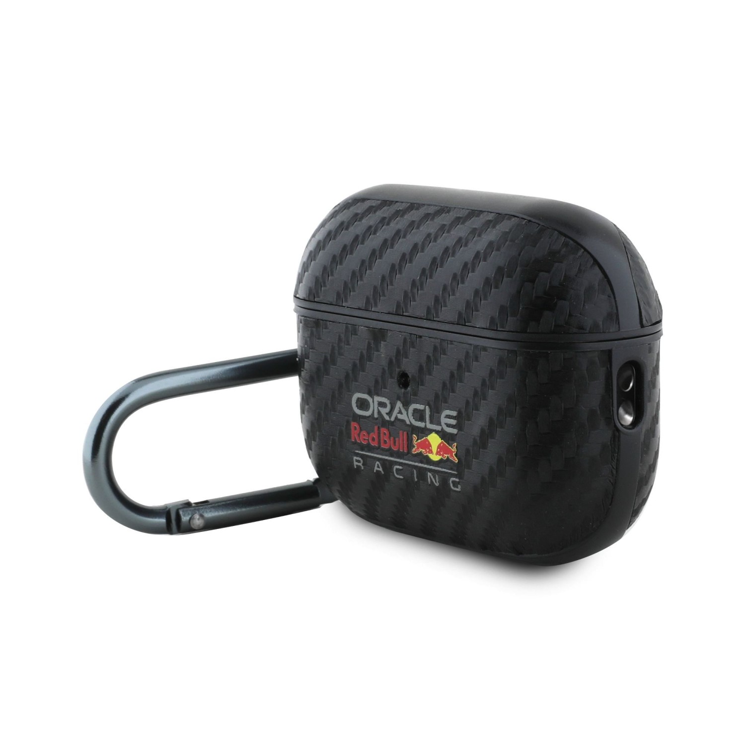 Red Bull PU Karbonové Pouzdro pro AirPods Pro 2 Black