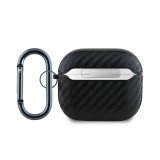 Red Bull PU Karbonové Pouzdro pro AirPods 3 Black
