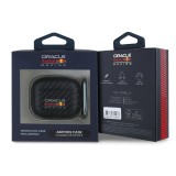 Red Bull PU Karbonové Pouzdro pro AirPods 3 Black