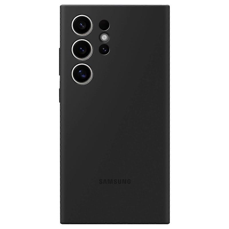 Silikónový zadný kryt pre Samsung Galaxy S25 Ultra EF-PS938CBEGWW, čierna