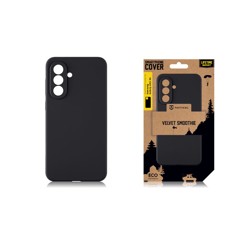 Tactical Velvet Smoothie Kryt pro Samsung Galaxy A56 5G Asphalt