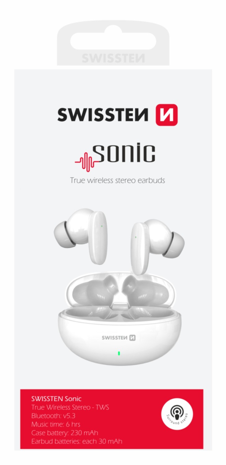 Swissten Sonic bílá