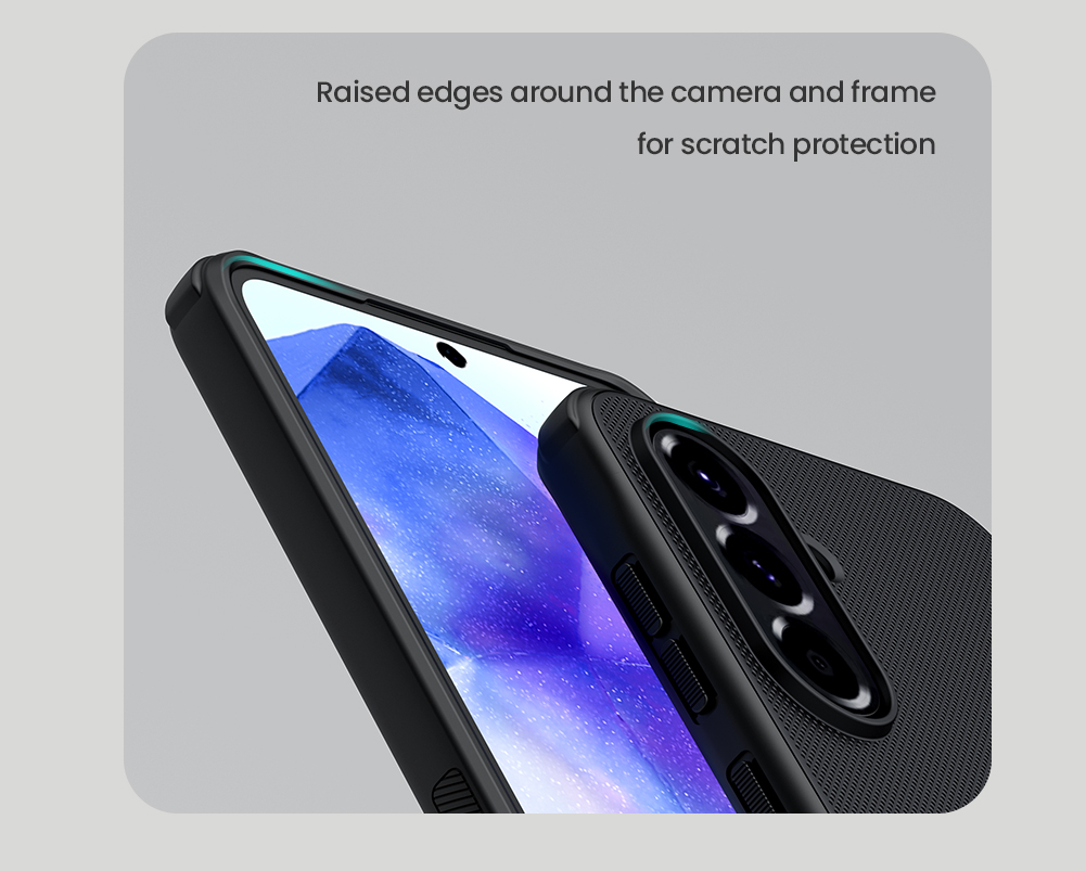Nillkin Super Frosted PRO Zadní Kryt pro Samsung Galaxy A56 5G Black