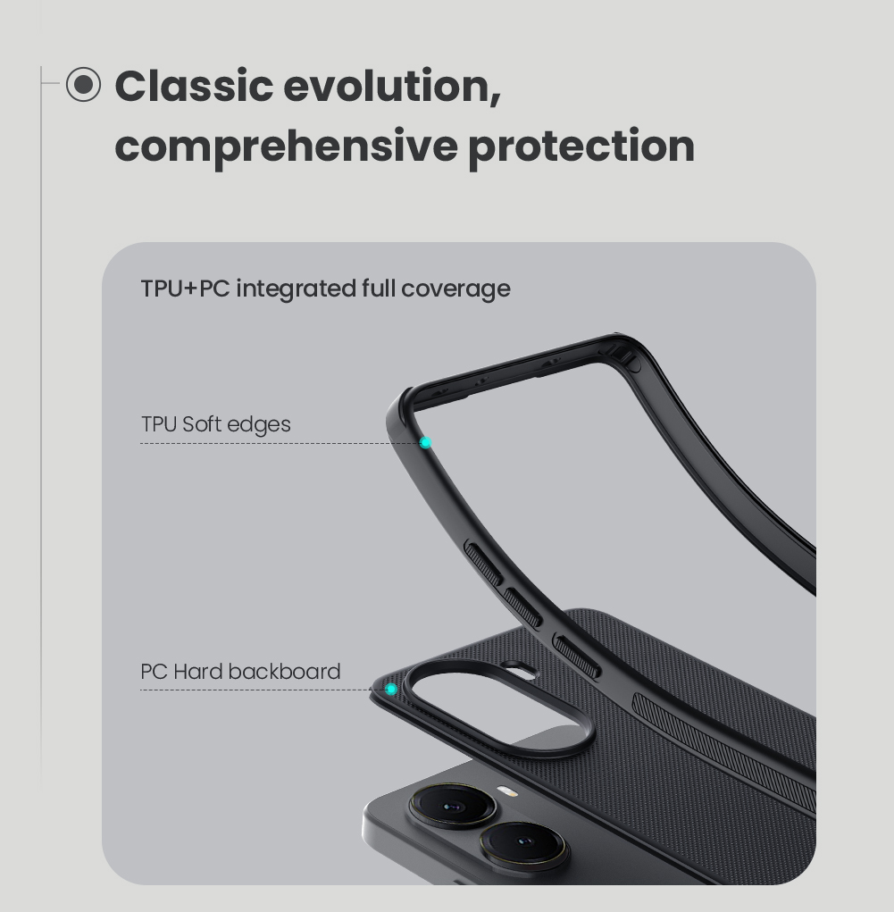 Nillkin Super Frosted PRO Magnetic Zadní Kryt pro Poco X7 Pro 5G Black