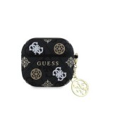 Pouzdro Guess PU 4G Peony Charm pro AirPods 4, černá